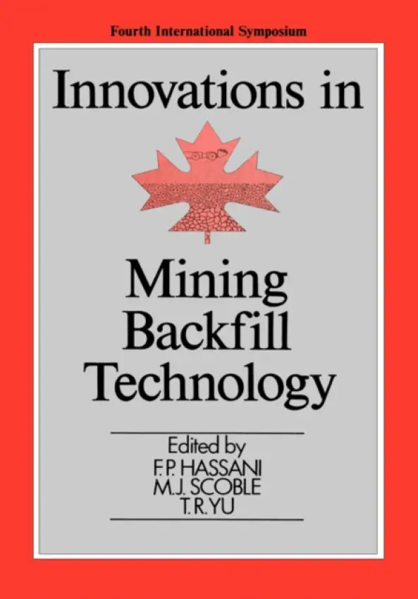 Innovations in Mining Backfill Technology