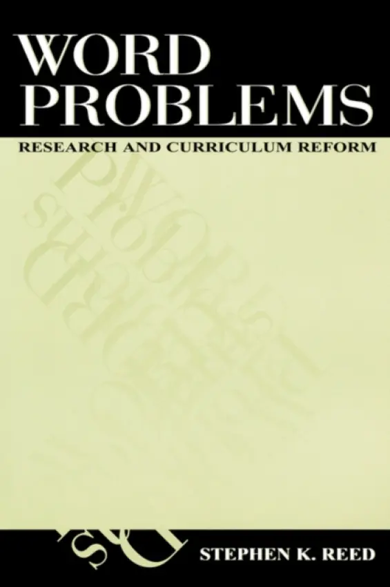 Word Problems - Reed, Stephen K.