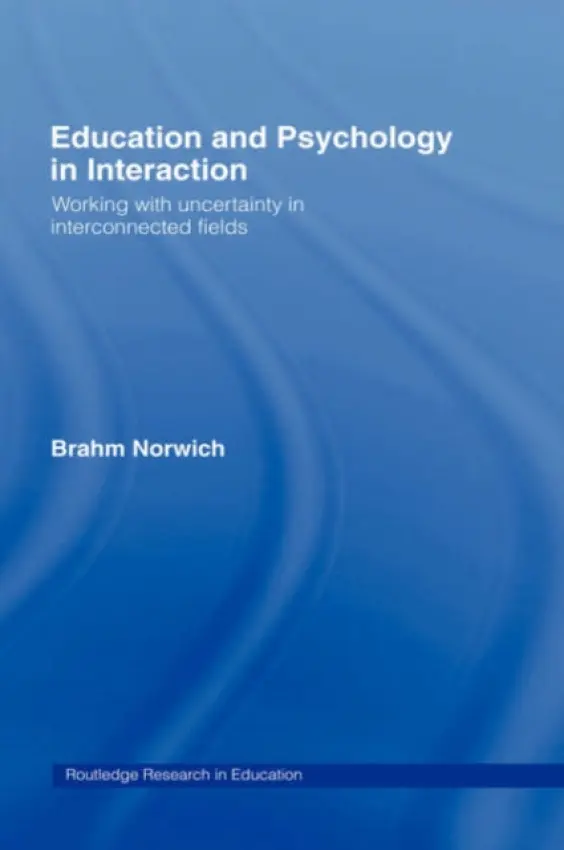 Education and Psychology in Interaction - Norwich, Brahm (University of Exeter, UK)