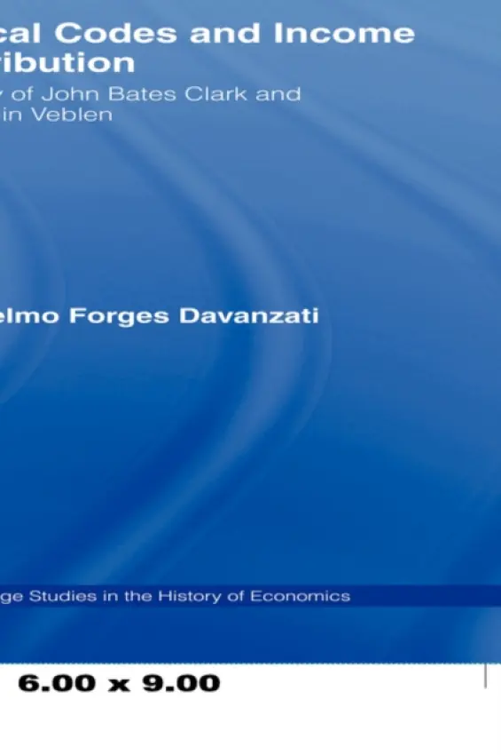 Ethical Codes and Income Distribution - Davanzati, Guglielmo Forges (Universita degli Studi di Lecce, Italy)