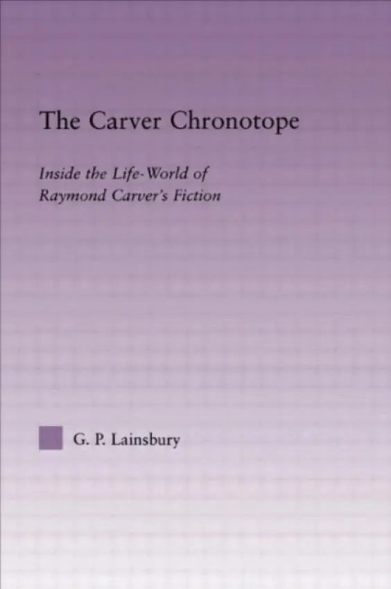 Carver Chronotope - Lainsbury, G.P.