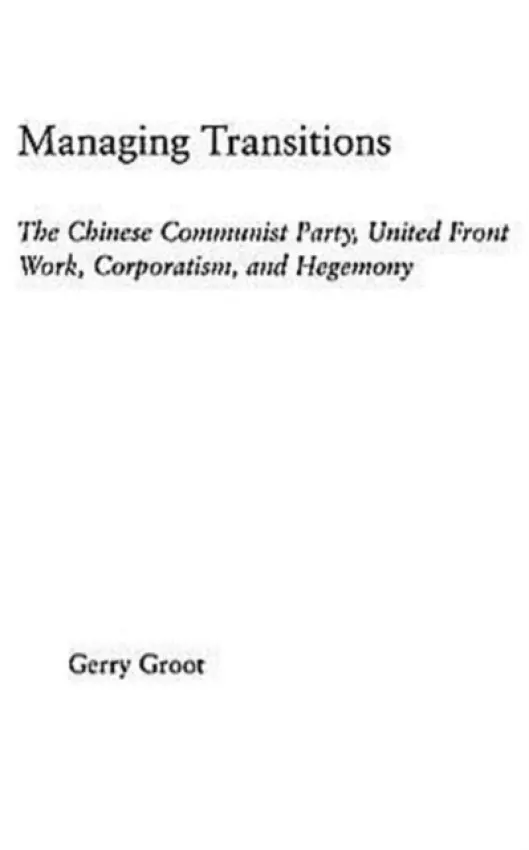 Managing Transitions - Groot, Gerry