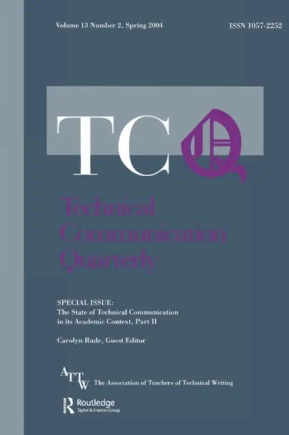 State of Technical Communication in Its Academic Context: Part 2