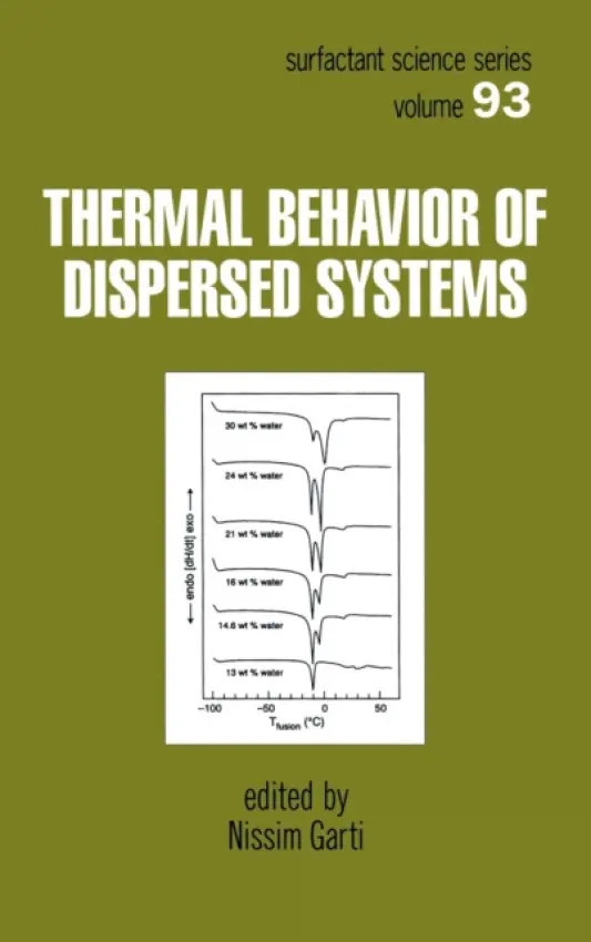 Thermal Behavior of Dispersed Systems - Garti, Nissim (The Hebrew University of Jerusalem, Israel)