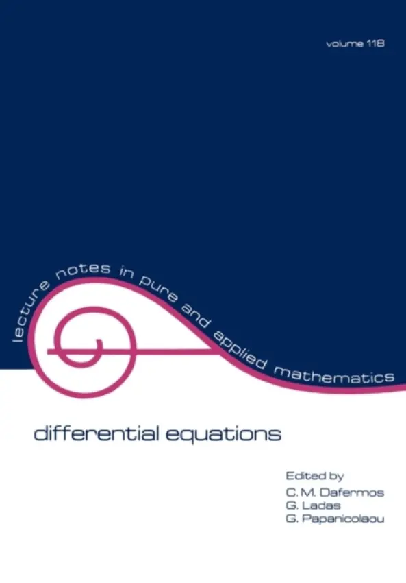 Differential Equations - Dafermos, C. M.