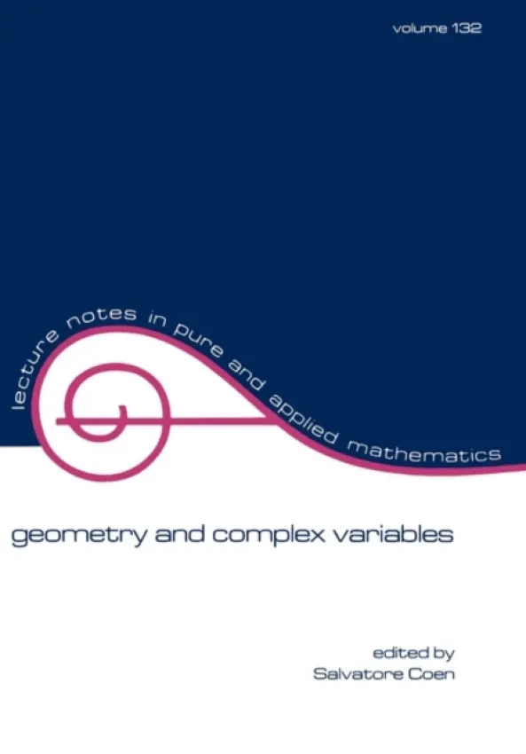 Geometry and Complex Variables - Coen, S.