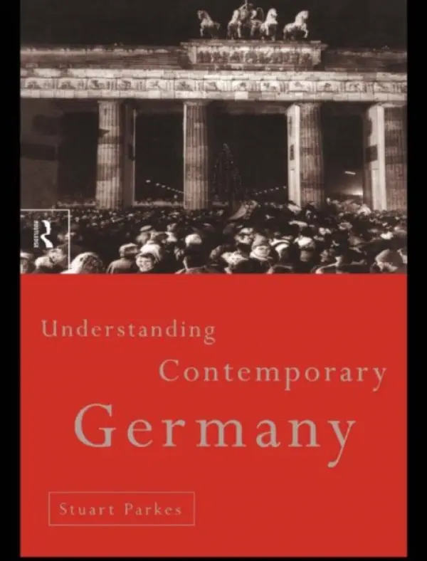 Understanding Contemporary Germany - Parkes, Stuart