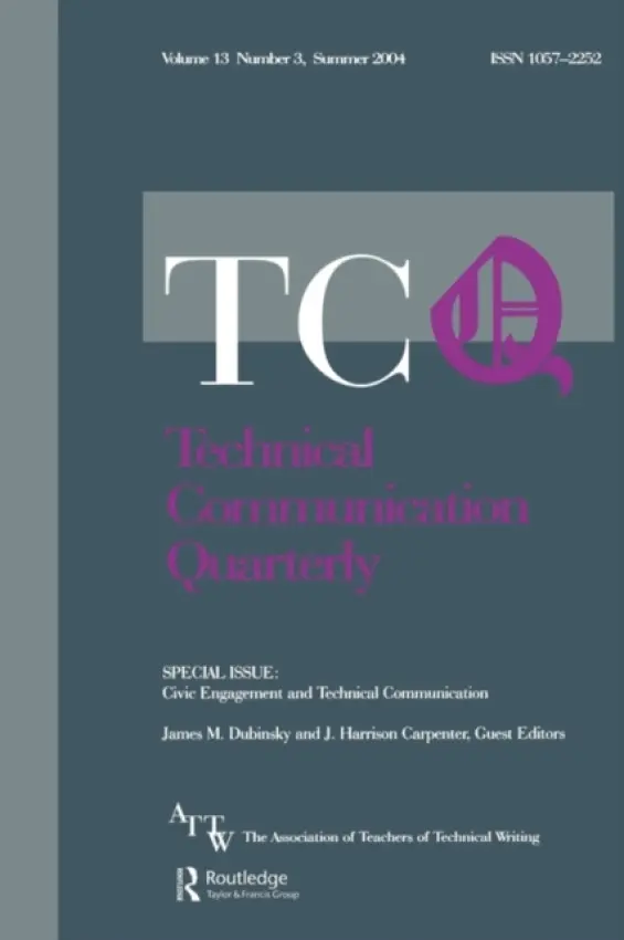 Civic Engagement and Technical Communication