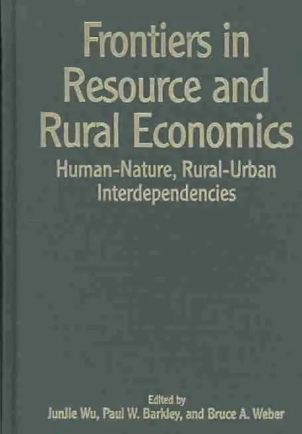 Frontiers in Resource and Rural Economics