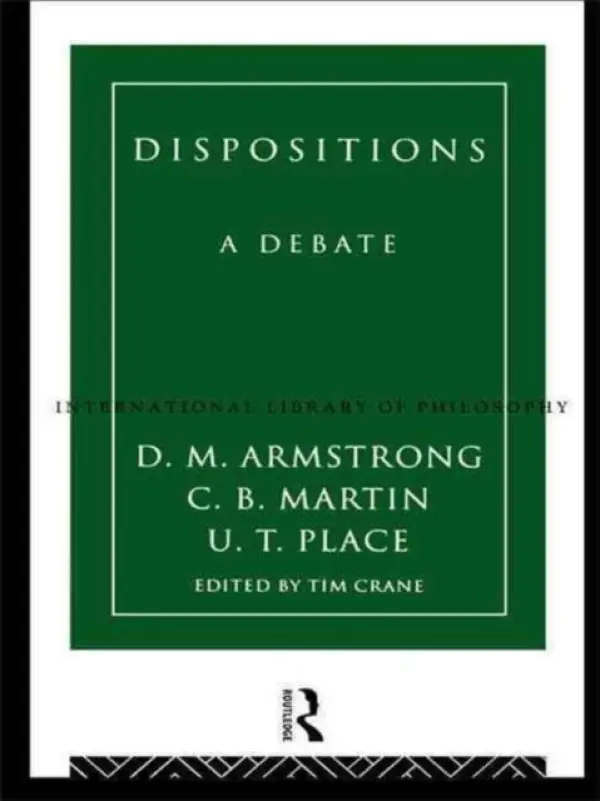 Dispositions - Armstrong, D.M. a Martin, C.B. a Place, U.T.