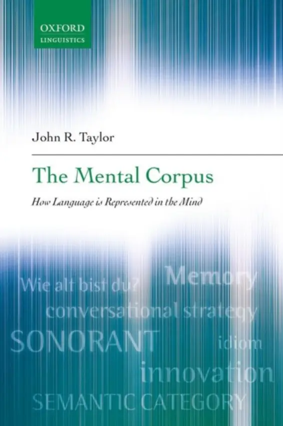 Mental Corpus - Taylor, John R.