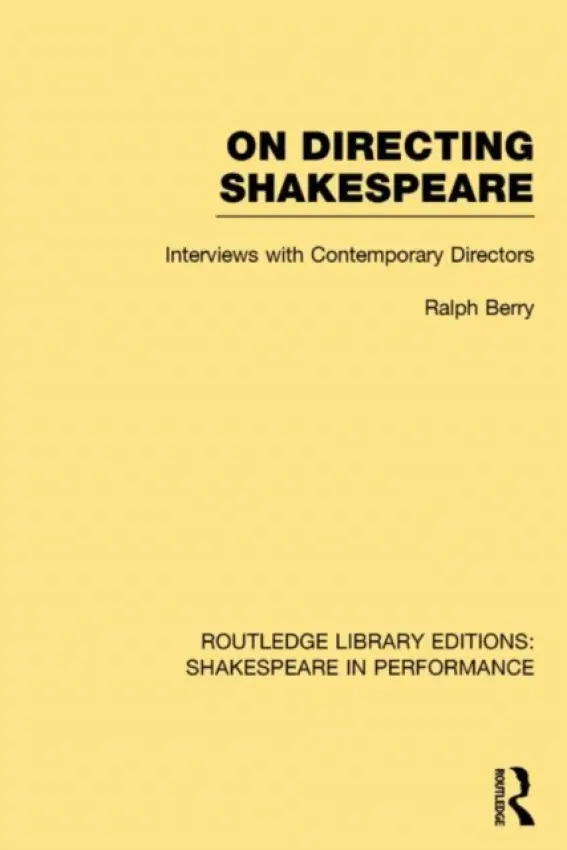 Routledge Library Editions: Shakespeare in Performance - Various Authors