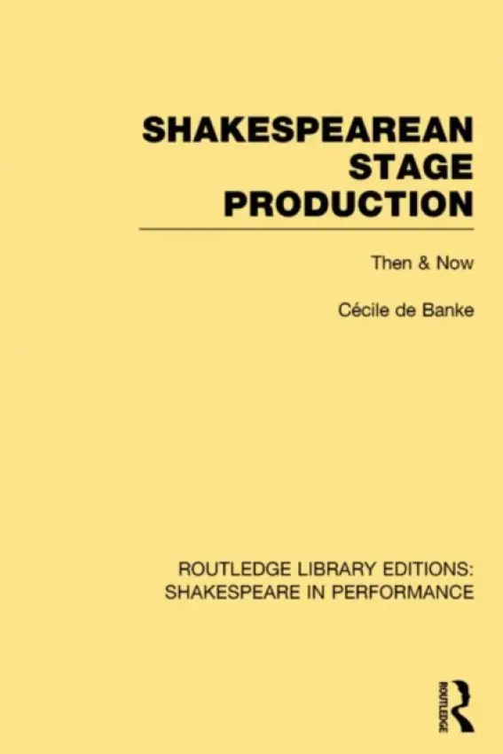 Shakespearean Stage Production - de Banke, Cecile