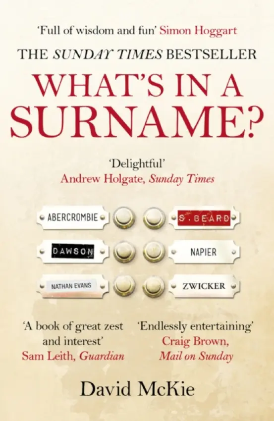 What's in a Surname? - McKie, David