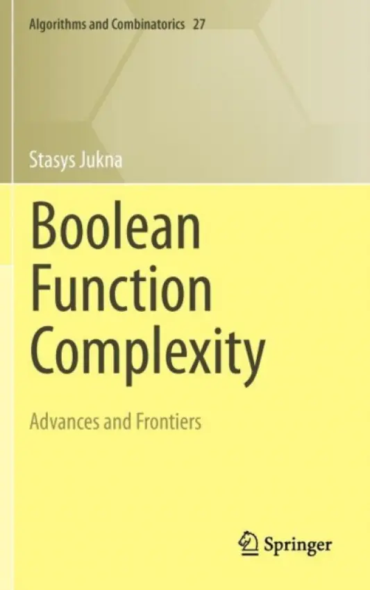 Boolean Function Complexity - Jukna, Stasys