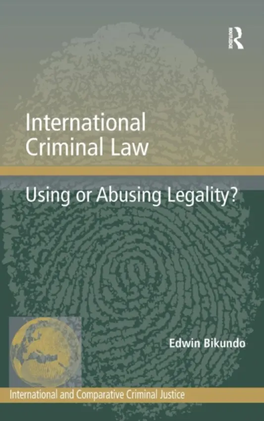 International Criminal Law - Bikundo, Edwin