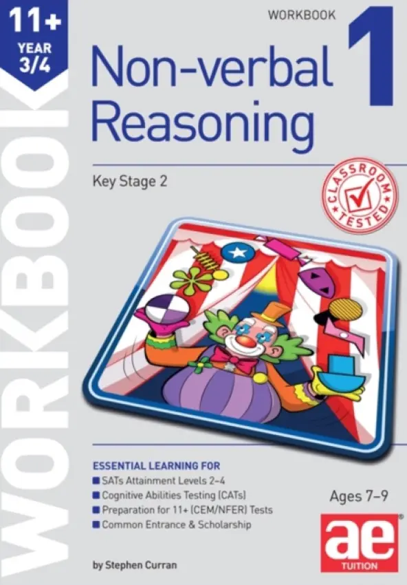 11+ Non-Verbal Reasoning Year 3/4 Workbook 1 - Curran, Stephen C. a Richardson, Andrea F.