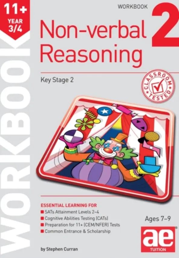 11+ Non-Verbal Reasoning Year 3/4 Workbook 2 - Curran, Stephen C. a Richardson, Andrea F.