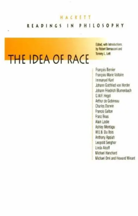 The Idea of Race - Robert Bernasconi