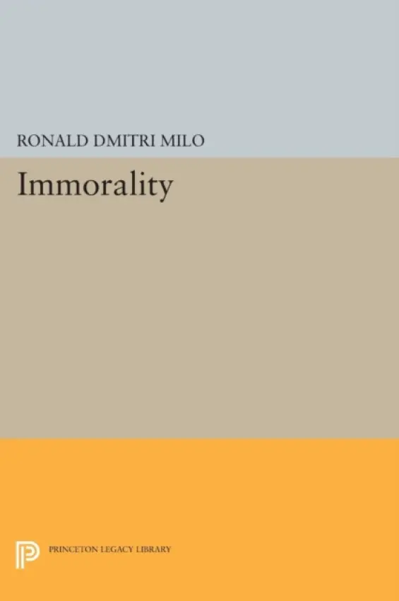 Immorality - Milo, Ronald Dmitri