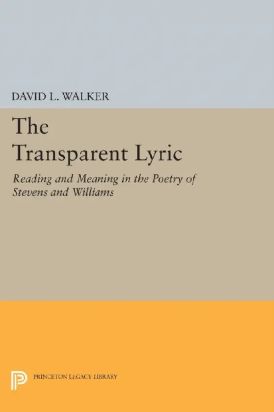 Transparent Lyric - Walker, David L.