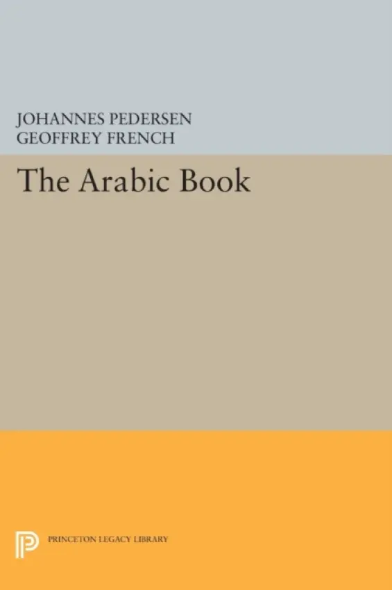 Arabic Book - Pedersen, Johannes