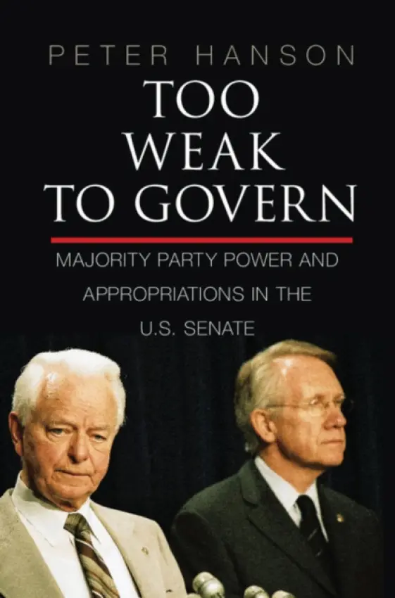 Too Weak to Govern - Hanson, Peter (University of Denver)
