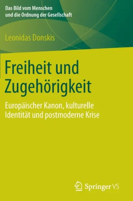 Freiheit und Zugehorigkeit - Donskis, Leonidas