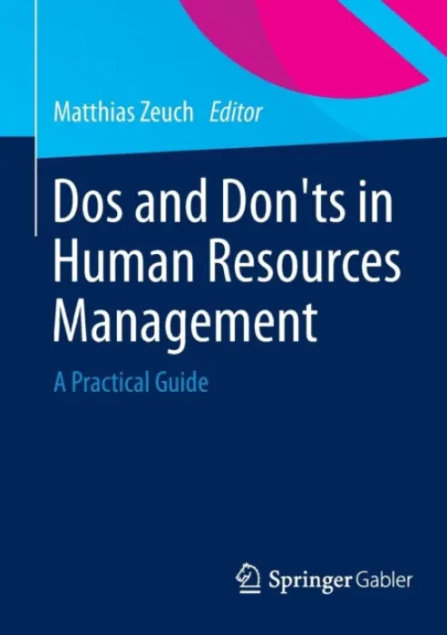 Dos and Don'ts in Human Resources Management