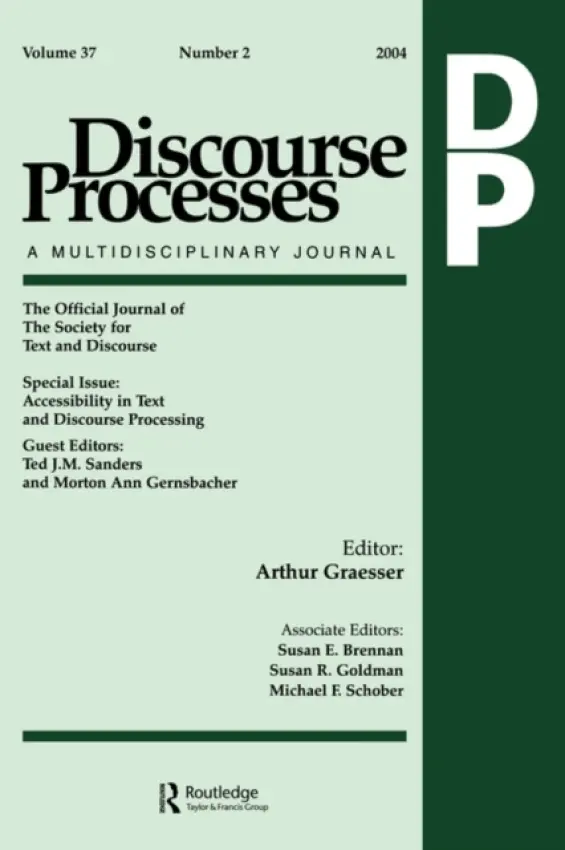 Accessibility in Text and Discourse Processing