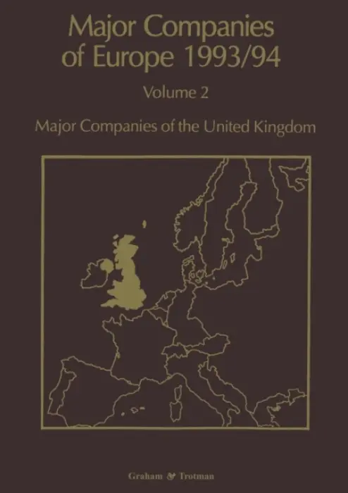 Major Companies of Europe 1993/94 - Whiteside, R. M. a Wilson, A. a Blackburn, S. a Hornig, S. E. a Wilson, C. P.