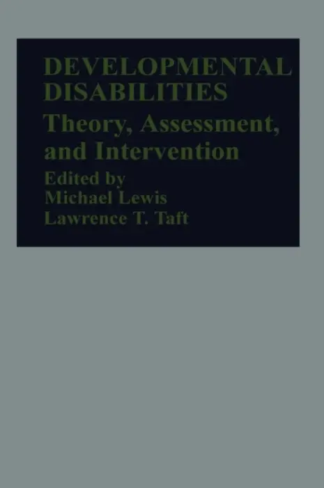 Developmental Disabilities - Lewis, Michael a Taft, Lawrence T.