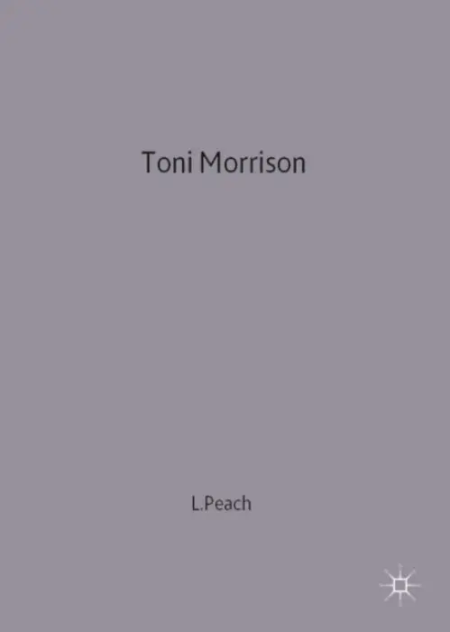 Toni Morrison - Peach, Linden (Edge Hill University)