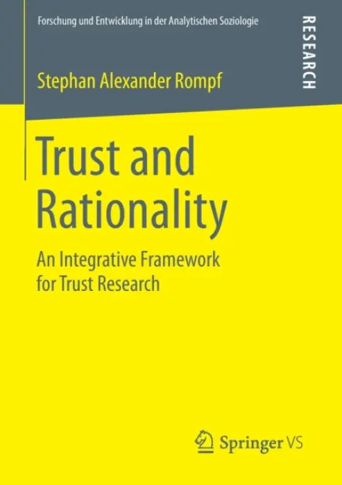 Trust and Rationality - Rompf, Stephan Alexander
