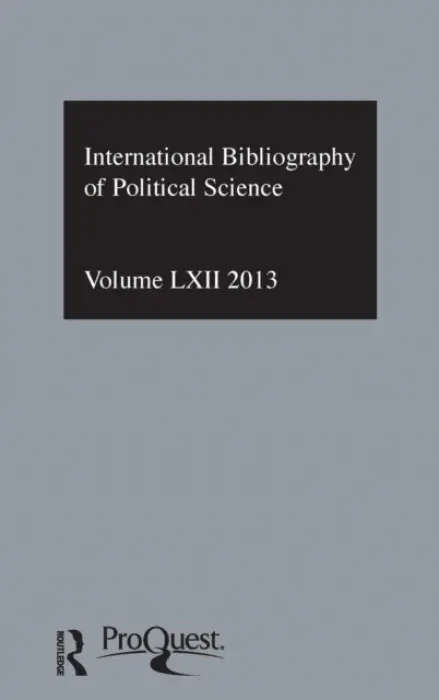 IBSS: Political Science: 2013 Vol.62