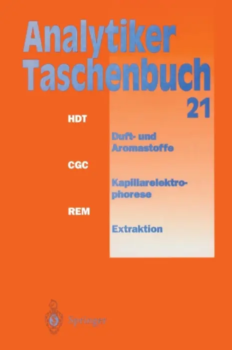 Analytiker-Taschenbuch - Gunzler, Helmut a Bahadir, A. Mufit a Danzer, Klaus a Engewald, Werner a Fresenius, Wilhelm a Galensa, Rudolf a Huber, Walter a Linscheid, Michael a Schwedt, Georg a Tolg, Gunter