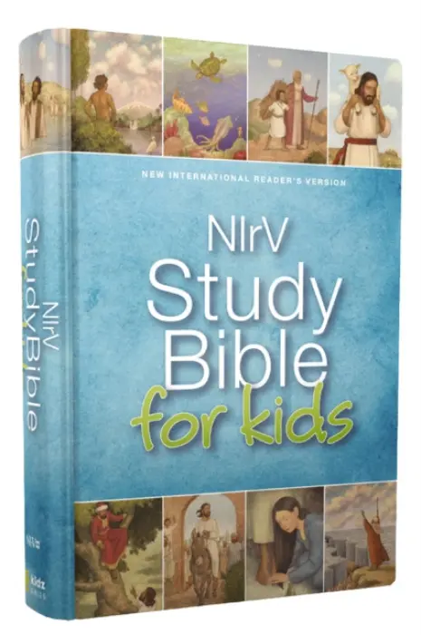 NIrV, Study Bible for Kids, Hardcover - Zonderkidz