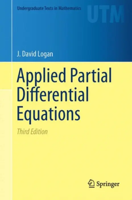 Applied Partial Differential Equations - Logan, J. David