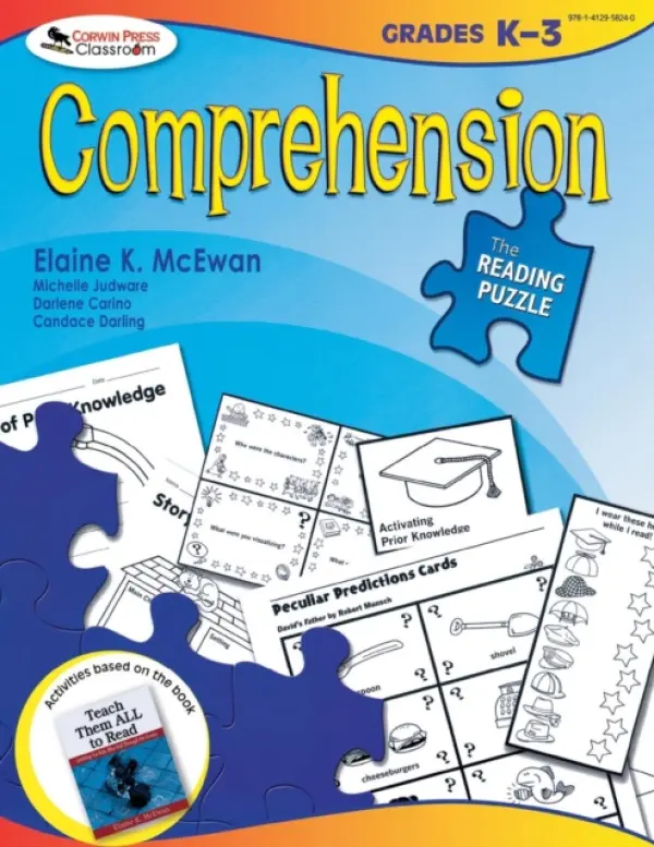 Reading Puzzle: Comprehension, Grades K-3 - McEwan-Adkins, Elaine K.