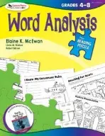 Reading Puzzle: Word Analysis, Grades 4-8 - McEwan-Adkins, Elaine K.