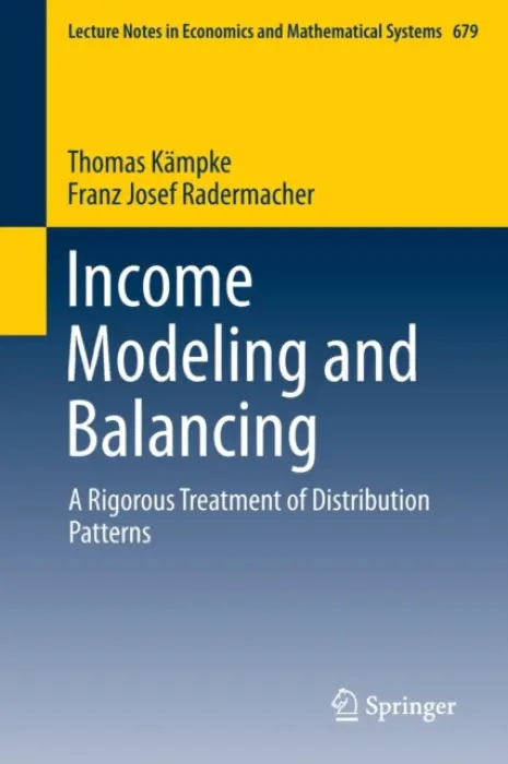 Income Modeling and Balancing - Kampke, Thomas a Radermacher, Franz Josef