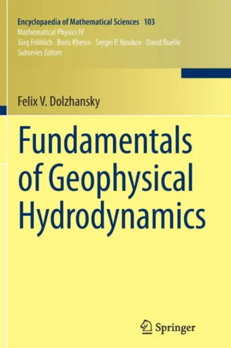 Fundamentals of Geophysical Hydrodynamics - Dolzhansky, Felix V.