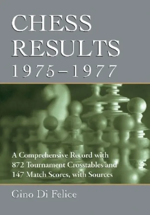 Chess Results, 1975-1977 - Di Felice, Gino