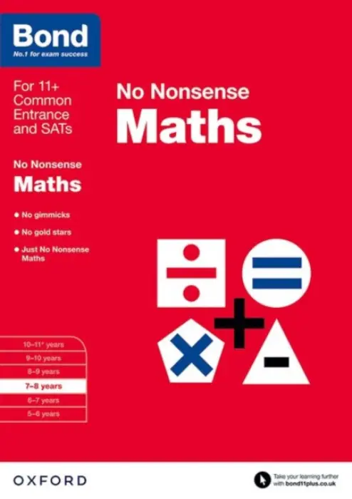 Bond: Maths: No Nonsense - Lindsay, Sarah a Bond 11+