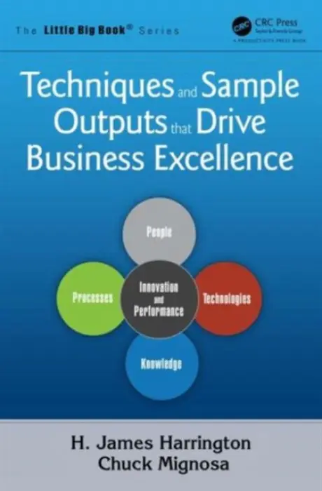 Techniques and Sample Outputs that Drive Business Excellence - Harrington, H. James a Mignosa, Chuck (Business Systems Architects, Santa Clara, California, USA)