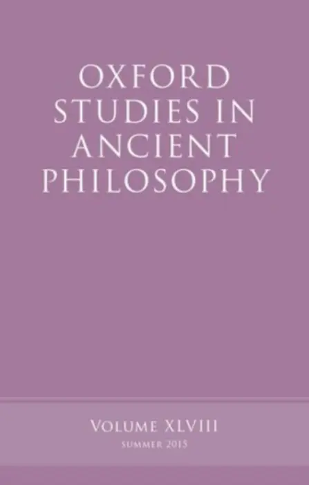 Oxford Studies in Ancient Philosophy, Volume 48