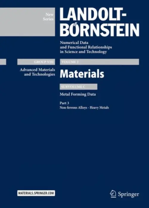 Part 3: Non-ferrous Alloys - Heavy Metals - Spittel, Thilo a Spittel, Marlene