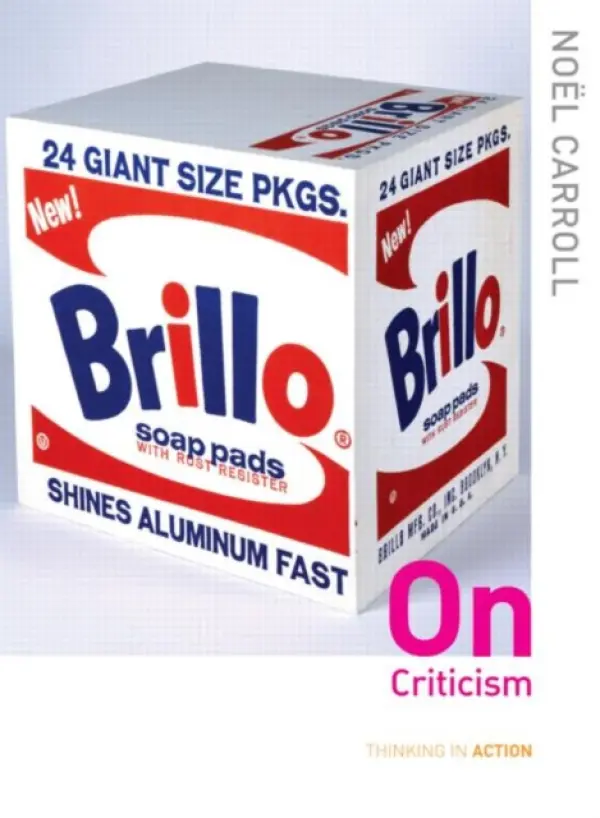 On Criticism - Carroll, Noel (Temple University, USA)