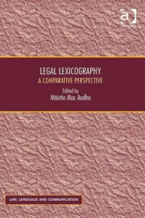 Legal Lexicography - Aodha, Mairtin Mac