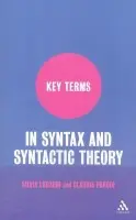 Key Terms in Syntax and Syntactic Theory - Luraghi, Silvia a Parodi, Claudia